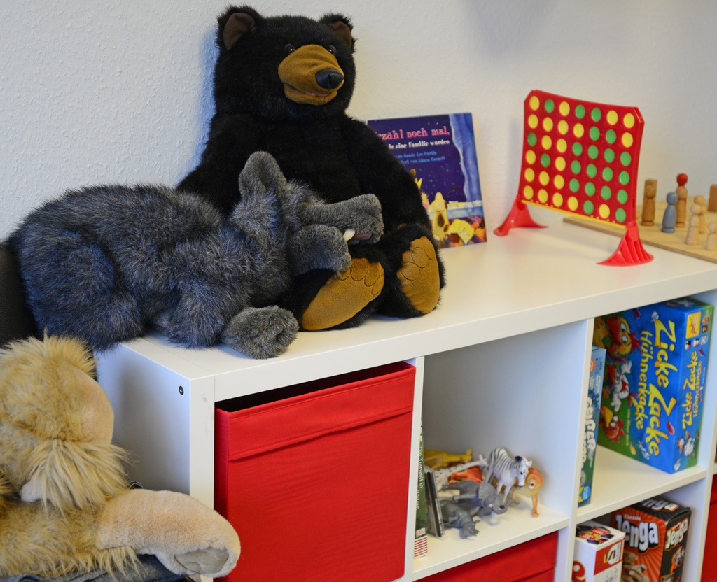 Spielzeug zum Einsatz in der Kindertherapie